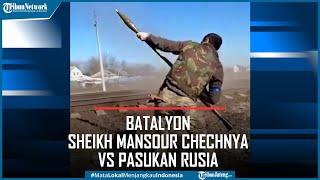 Dahsyat! Batalyon Sheikh Mansour Chechnya Vs Pasukan Rusia 2 Tank Hancur