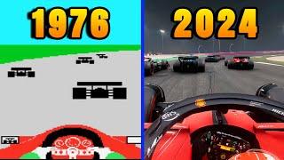 The EVOLUTION of F1 Games [1976-2024]