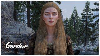 Meet Gerdur - The Sexy Blonde Female Follower Mod For Skyrim!