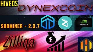 DNX + ZILK1POOL️Настройка в HIVEOSПрофит$SRBminer Разгон+энергоэффективность#DNX #ZIL #K1POOL