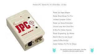 Radial JPC Stereo PC-AV Direct Box - DI Box