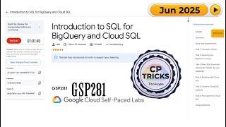 Introduction to SQL for BigQuery and Cloud SQL | #GSP281 | #qwiklabs | #arcade