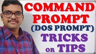 COMMAND PROMPT (DOS PROMPT) TRICKS & TIPS IN WINDOWS || COMMAND PROMPT HACKS