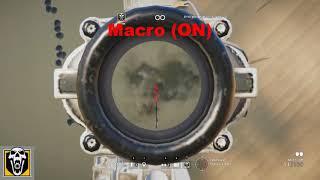 Макрос X7 "no recoil" для Rainbow Six Siege / Macro X7 "no recoil" for Rainbow Six Siege