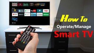 How to Operate / Manage Smart Android TV | কিভাবে চালাবেন এন্ড্রয়েড স্মার্ট টিভি | Ponnobd