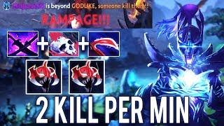 NEXT LEVEL 2 KILLS PER MIN 31 KILLS 22 MIN GG CRAZY PA RAMPAGE by MidOne 10k MMR Dota 2