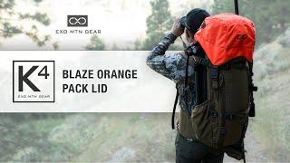 K4 Blaze Orange Lid — Overview & Benefits — Exo Mtn Gear