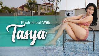 Photoshoot With TASYA | Model cantik ini imut, keren dan ceria, becanda terus..