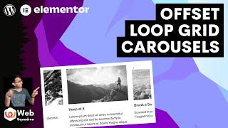 Offset Loop Carousel - Loop Grid Posts and Products - Elementor Wordpress Tutorial