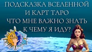 Подсказка Вселенной и Карт Таро ЧТО МНЕ ВАЖНО ЗНАТЬ? К ЧЕМУ Я ИДУ? Гадание Карты Таро Общий Расклад