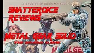 Shatterdice reviews Metal Gear Solid the board game