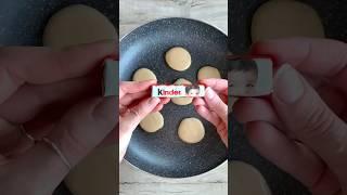 Kinder stuffed mini pancakes