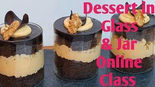 Desserts in a jar for online  ️ +91 7887866677,    +91 9850746889  by Om sai Cooking.