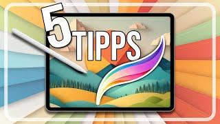 5 Tipps & versteckte Funktionen in Procreate | Tutorial Deutsch