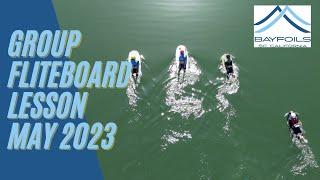 Fliteboard Efoil Group Lesson May 2023 At Bayfoils