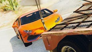 ДРИФТ В GTA 5 - ДОСТАЛ УТОПЛЕННУЮ Lamborghini Huracan Со ДНА ОЗЕРА.