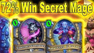 The Cheapest, The Strongest 72% Winrate Secret Mage Deck At March of the Lich King | Hearthstone