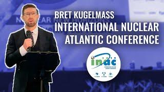 Bret Kugelmass addresses the International Nuclear Atlantic Conference