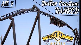 Top 7 Roller Coasters at Parque Warner Madrid | Madrid, Spain (2023)