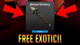 [FREE EXOTIC] I FINALLY WON A ROUND IN THE HALLOWEEN ARENA!! (ROBLOX ASSASSIN)
