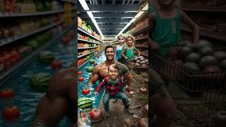 ️Evolution of Elsa having fun with bodybuilder and baby in mall️ #cat  #cute #love #shorts