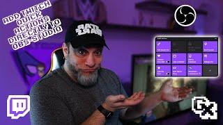 Add Twitch Quick Actions DIRECTLY to OBS Studio with Custom Browser Docks!