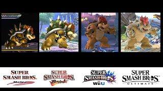 Evolution of Bowser's Moveset in Super Smash Bros. (2001-2018)