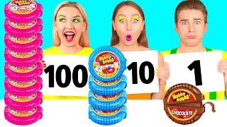 100 слоев еды Челлендж с BooBoom