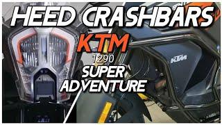Installing HEED CRASH BARS on KTM 1290 Super Adventure S 2021/2022/2023