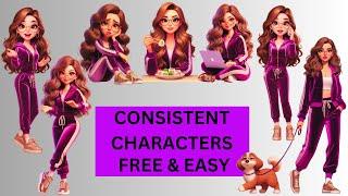 How To Create Consistent Characters with Bing AI For Free 