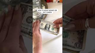 How to wrap money as a gift #like #amazing #great #ideas #diy #youtuber #youtubeuz