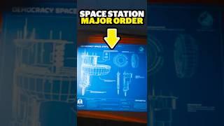 Major Order to Ensure Construction of Democracy Space Station