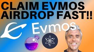 HOW TO CLAIM 75% OF YOUR EVMOS AIRDROP AND STAKE FAST!!