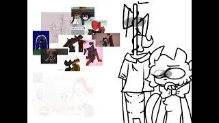 dude siren head x cartoon cat is trash ship 