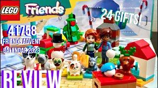 LEGO Friends #41758 Friends 2023 Advent Calendar Review!