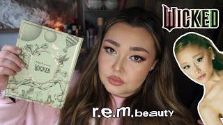 REM BEAUTY X WICKED PALETTE GLINDA LOOK & SWATCHES