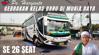 Kelas baru PO Haryanto muria raya‼️gebrakan baru SE 26 seat untuk jepara