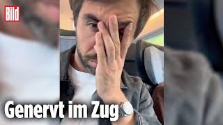 Max Giesinger erlebt Geräusch-Konzert von Sitznachbar