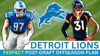 The PERFECT Lions Offseason Plan After The 2025 NFL Draft | 5 Moves To Make The Lions Better!