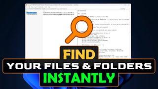 How To Find Your Files And Folders Instantly | The Best FREE File Search Utility For Windows