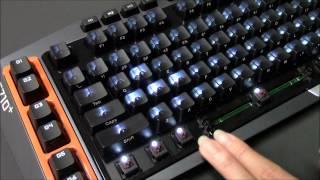 Logitech G710+ Black Translucent Key Cap Modification Replacement and Installation Guide