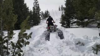 Canam New Apache backcountry tracks