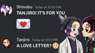 If tanjiro get a love letter from shinobu....