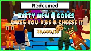 Roblox Kitty NEW CODES Gives You 1,85 Billion Cheese in Kitty Chapter 8 Secret Ending Update !!