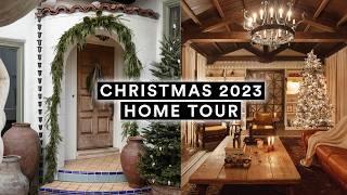 CHRISTMAS HOME TOUR (at night!)  1929 Spanish Revival  Lone Fox