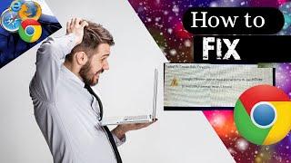 Google chrome cannot read and write to its data directory || Chrome problems || Chrome error #chrome