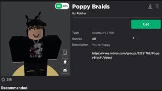 FREE ACCESSORIES! HOW TO GET Poppy Braids & Poppy Flux Shirt! ROBLOX POPPY FLUX EVENT