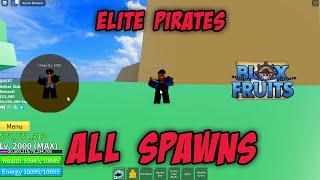 All Elite Pirate Spawn Location (BloxFruits) UPD15