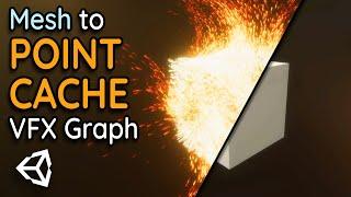 Convert meshes to Point Cache maps in Unity VFX Graph