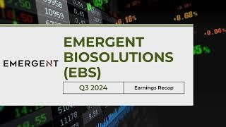 Emergent BioSolutions (EBS) Q3 2024 Earnings: Massive EPS Beat & Cash Flow Improvement!